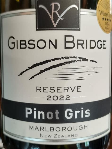 Gibson Bridge Pinot Gris Reserve New Zealand South Island