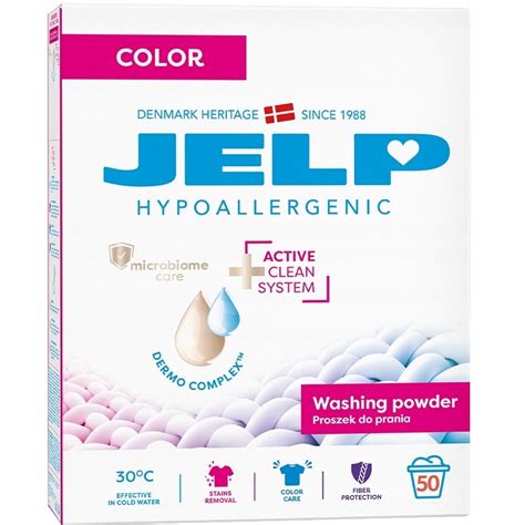 JELP HYPOALLEGENIC KOLOR HIPOALERGICZNY PROSZEK DO PRANIA UBRANEK COLOR