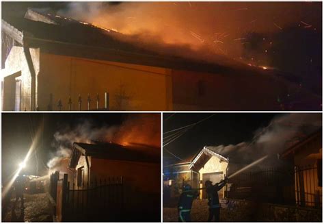 Update Foto Incendiu La Cugir Acoperi Ul Unei Case Din Localitate A