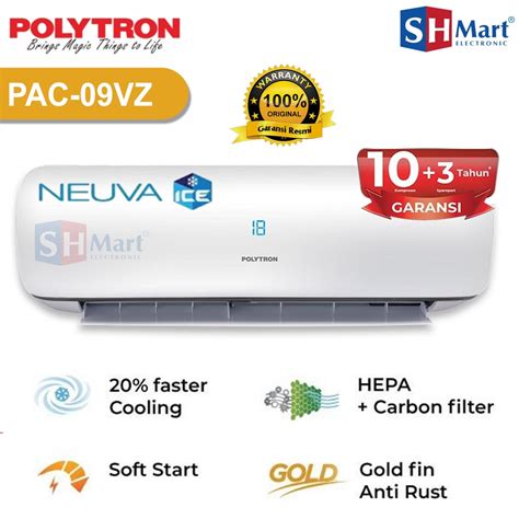 Jual Ac Pk Polytron Neuva Ice Pac Vz Pac Vz Vz Gold Fin R