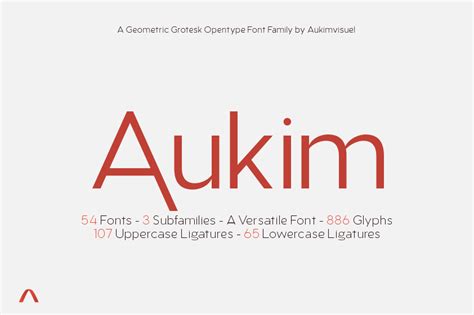 Aukim Sans Serif Typeface Fontsera