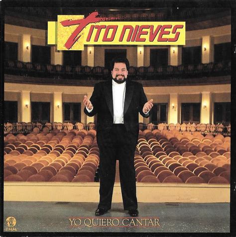 Tito Nieves Yo Quiero Cantar Vinilos Por Siempre