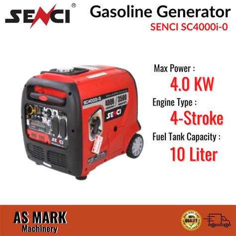 Senci Sc I Kw Kw Portable Silent Inverter Gasoline