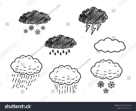 How To Draw Rain Clouds