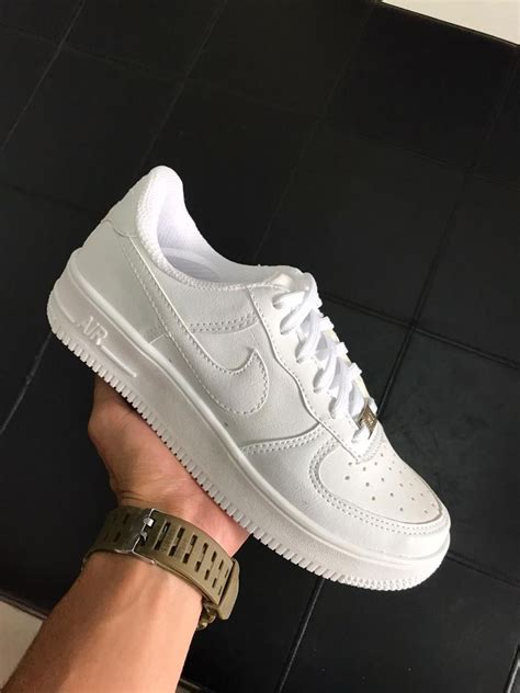 Tenis Masculino Nike Air Force Tm Low Branco Numero T Nis