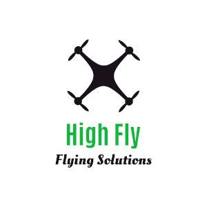 Startup Logo High Fly Flying Solutions - Logo Design Example Startups | Startup logo, Logo ...