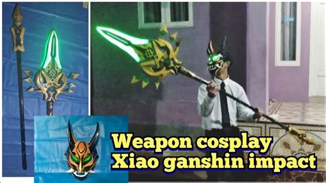 Weapon Cosplay Xiao Genshin Impact Banjar Cosplay Youtube