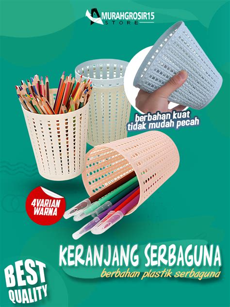 Jual Keranjang Keranjang Plastik Serbaguna Plastic Storage Basket