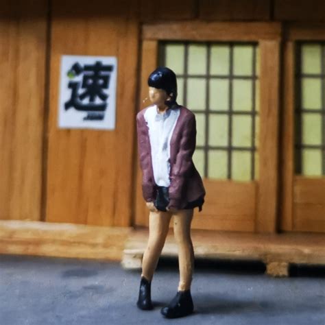 HOT WHEELS 人偶 女性站立式 型模型人偶壓鑄微型風火輪愛好日本 HJ Minigt Mini G 蝦皮購物