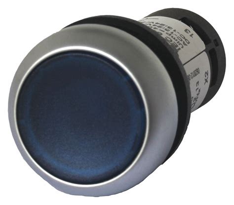 Eaton Illuminated Push Button Mm Momentary Flush Button Plastic