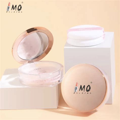 Round Empty Pressed Powder Packaging Custom Cosmetic Packaging Compact