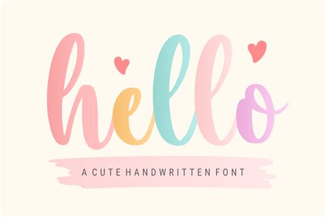 Hello Font By Jinanstd · Creative Fabrica