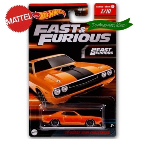 Jual Hotwheels Fast And Furious 2023 70 Dodge Hemi Challenger Shopee Indonesia