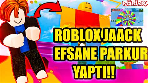 JAACK EFSANE PARKUR YAPTI HERKESİ ARKADA BIRAKTI BİRİNCİ OLDU Roblox