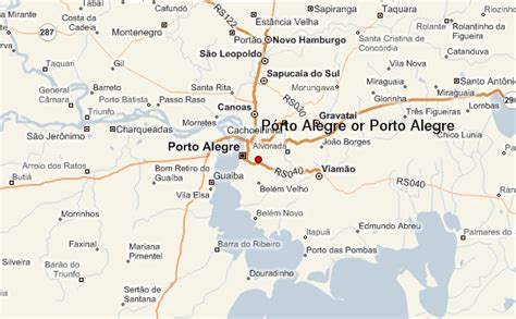 Porto Alegre Map - Brazil