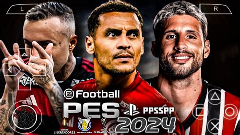 Achei Efootball Pes Ppsspp Sul Americano Libertadores Novos