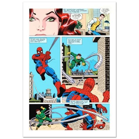 Stan Lee Signed Amazing Spider Man 90 Limited Edition 18x27 Giclee