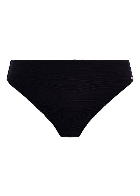 Figi K Pielowe Fantasie Beach Waves Fs Blk Mid Rise Bikini Brief Black Black Stroje