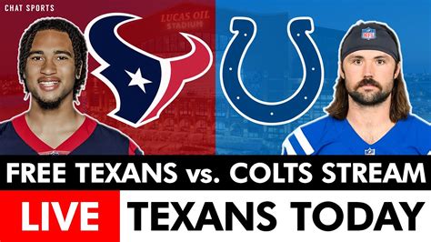 Texans Vs Colts Live Streaming Scoreboard Free Play By Play