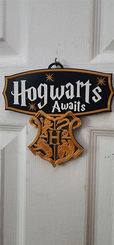 STL file Hogwarts sign 🏠・Model to download and 3D print・Cults