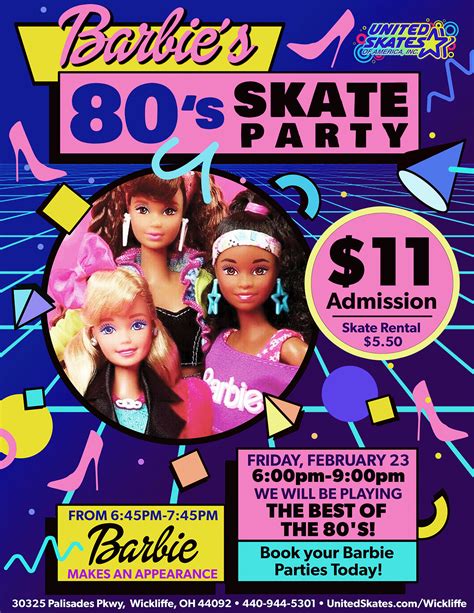 Barbie’s 80’s Party | United Skates of America