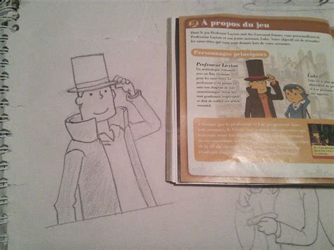 Professor Layton sketch by tsunade136 on DeviantArt