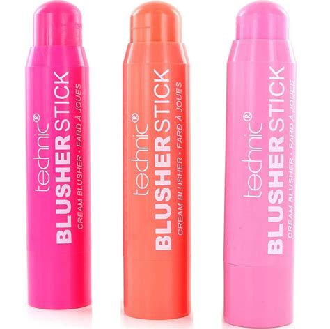 Technic Twist Up Cream Blusher Stick Various Shades Colour Zone