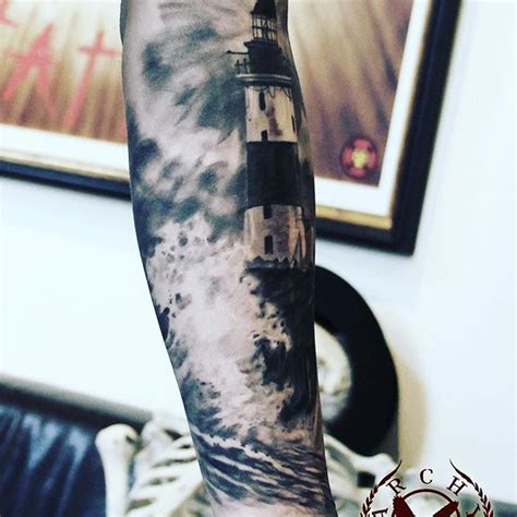 Lighthouse Tattoo Design for Men