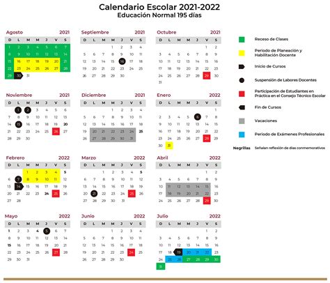 Calendario Escolar Educaci N Normal Revista Voces