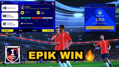 First Game Divisi 1 Auto Bantai Musuh 🔥efootball 2023 Mobile Efootball