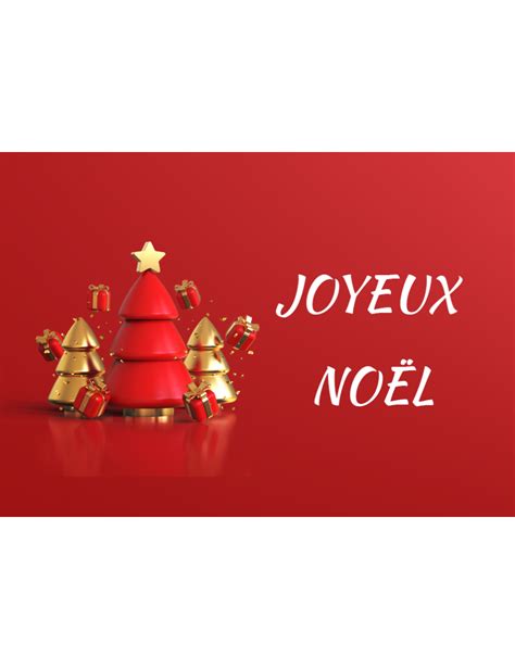 Carte Cadeau Joyeux Noël 15€