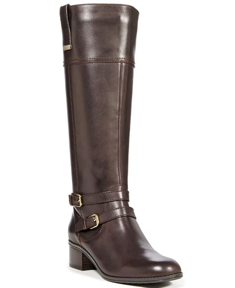 Lyst Bandolino Carlotta Wide Calf Riding Boots A Macys Exclusive