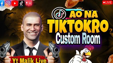 Live Custom Rooms Tiktoker Youtube With Yt Malik Live PUBG MOBILE