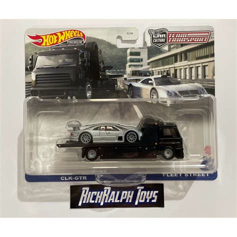 Hot Wheels Premium Team Transport 1997 Mercedes Benz CLK GTR Fleet Street Shopee Philippines
