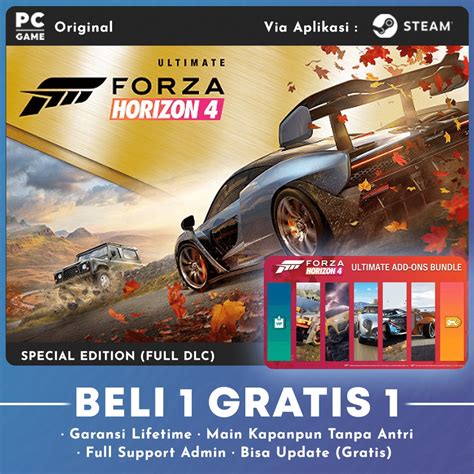 Jual Forza Horizon Ultimate Edition Full Dlc Original Pc Steam