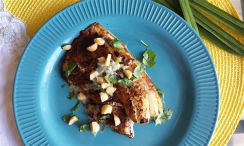 Tilapia With Kickin Poblano Coconut Sauce Recipe Dairy Free