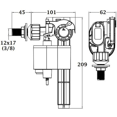 Robinet Flotteur Wc Norme Nf Alimentation Lat Rale M Le X