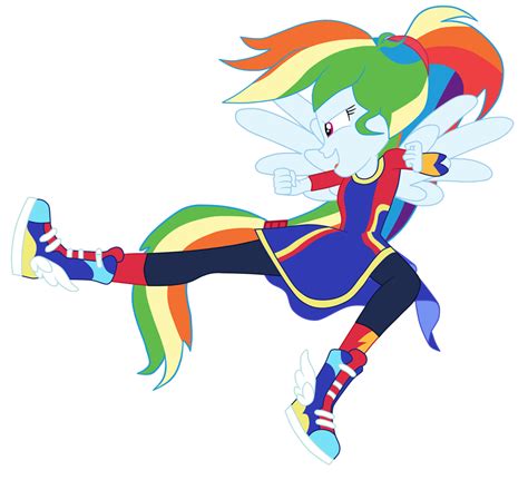 3175543 Safe Artist Gmaplay Rainbow Dash Human Cheer You On