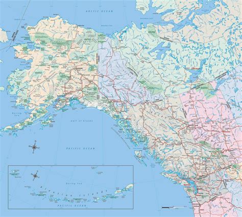 Map of Alaska - The Best Alaska Maps for Cities and Highways