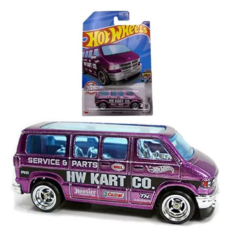 Hot Wheels Dodge Van Sth Super Roxo Lacrado Novo Frete Gr Tis