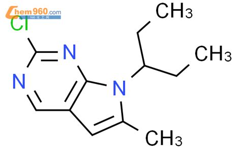 959796 62 4 2 Chloro 6 Methyl 7 Pentan 3 Yl 7H Pyrrolo 2 3 D