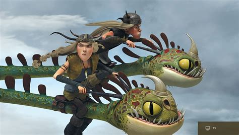 Ruffnut and Tuffnut on Barf and Belch #HTTYD | How to train your dragon, How train your dragon ...