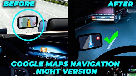 Ets Mods Google Maps Navigation Night Version For Ets