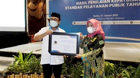 Bulukumba Raih Nilai Tertinggi Kepatuhan Standar Pelayanan Publik 2021