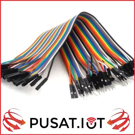 Jual Kabel Jumper Dupont Pelangi 20 CM Untuk Project Board Arduino