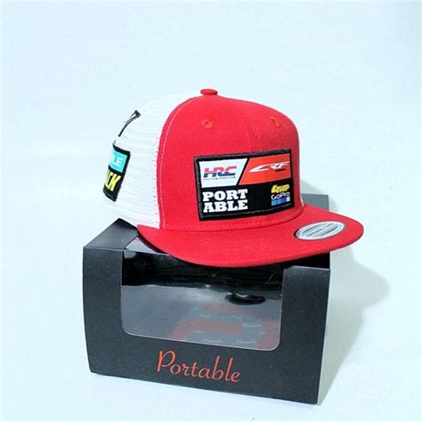 Jual Best Seller Topi Trucker Jaring Snapback Portable Crf Racing