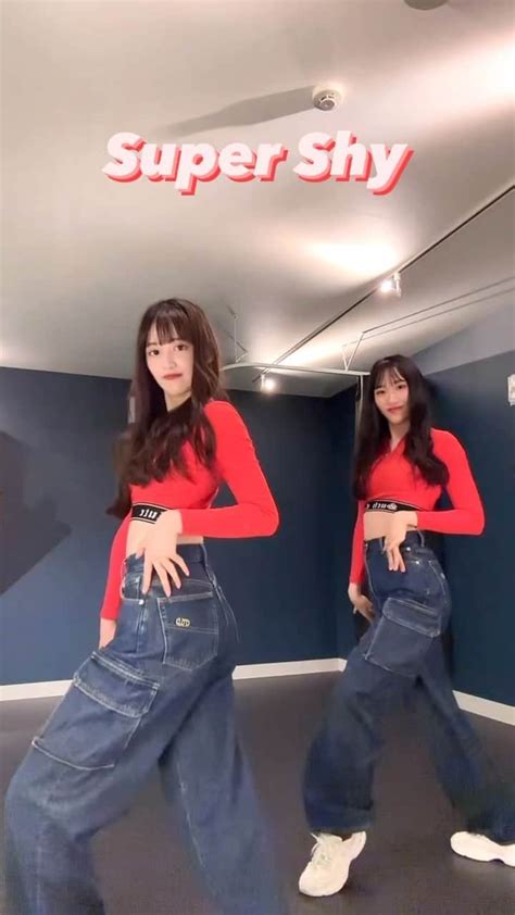 花岡なつみさんのインスタグラム動画 花岡なつみinstagram「☺︎☺︎☺︎ Super Shy Newjeans