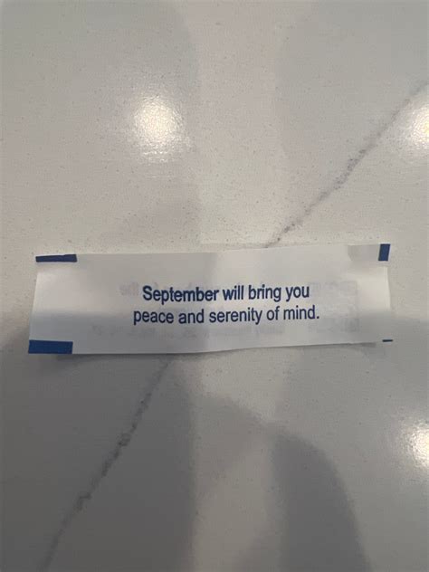 My fortune