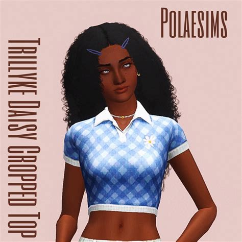 Polaesims Trillyke Daisy Cropped Top Conversion