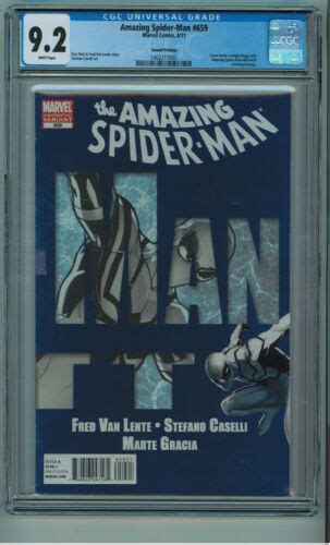 Amazing Spider Man 659 2nd Print Variant CGC 9 2 White Marvel 2011 EBay